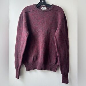 Vintage Sierra Woodens Burgundy Sweater Women’s Wool Sz M/L